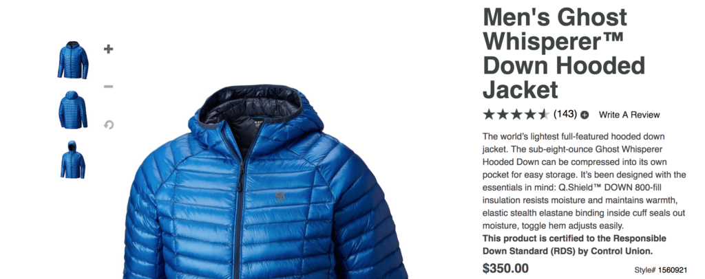 Mountain hardwear q shield hot sale