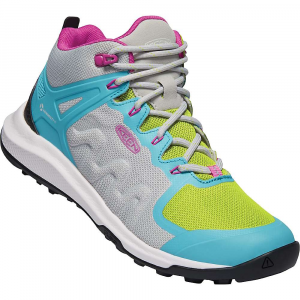Keen Women's Explore Vent Mid Shoe - 9.5 - Vapor / Chartreuse