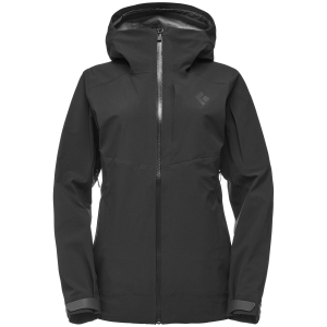 Women's Black Diamond Recon Stretch Ski Shell Jacket 2023 Black size X-Large | Nylon/Elastane