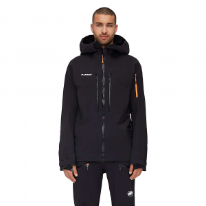 Mammut Men's Haldigrat HS Hooded Jacket - Small - Marine / Hot Red