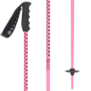 Kid's Black Crows Meta Junius Ski PolesKids' 2023 in Pink size 40 | Aluminum