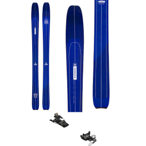 Armada Locator 104 Skis + Salomon MTN Pure Alpine Touring Ski Bindings 2024 in Black size 186 | Polyester