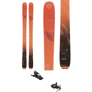 Blizzard Hustle 10 Skis + Salomon MTN Pure Alpine Touring Ski Bindings 2024 in Black size 180
