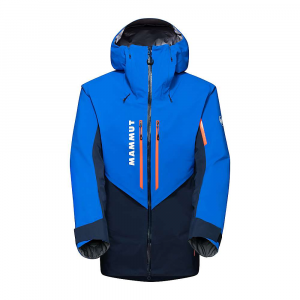 Mammut Men's La Liste HS Hooded Jacket - XL - Marine / Hot Red