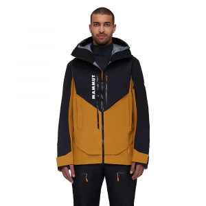 Mammut Men's La Liste Pro HS Hooded Jacket - Large - Cheetah / Black