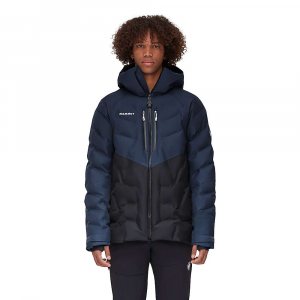 Mammut Men's Photics Ski HS Thermo Hooded Jacket - Small - Black / Marine