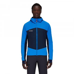 Mammut Men's Taiss IN Hybrid Hooded Jacket - XL - Ice / Marine