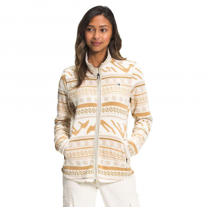The North Face Women's Printed Crescent Full Zip Jacket - Small - Gardenia White TNF Mountain Fairisle Print
