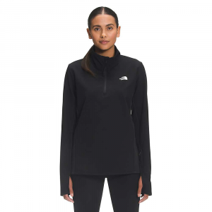 The North Face Women's Treadway Hybrid with FUTUREFLEECE 1/4 Zip Jacke - Small - TNF Black