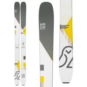 WNDR Alpine Vital 100 Camber Skis + Marker Kingpin 10 Demo Bindings + Black Diamond Glid Skins 2021 size 176 | Polyester