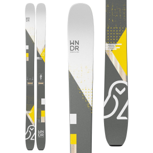 WNDR Alpine Vital 100 Reverse Skis + Marker Kingpin 13 Demo Bindings + Black Diamond Glid Skins 2021 size 183 | Polyester